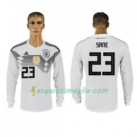 Divisa di Calcio Germania Sane 23 Prima Mondiali 2018 Manica Lunga